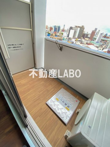 ジアコスモ九条シエルのバルコニー