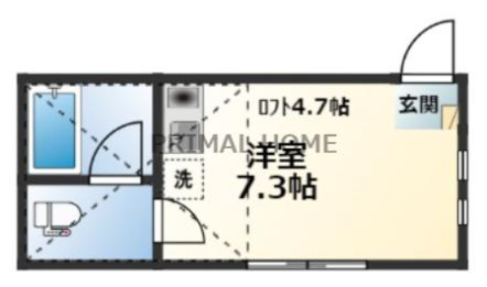 【間取り】 | ユナイト新町イタリーノ