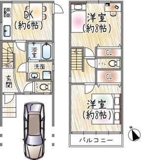 【間取り】 | 熊野町4丁目