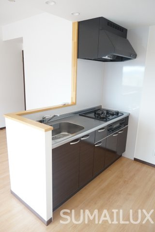 熊本市南区田井島２丁目の賃貸マンションのキッチン
