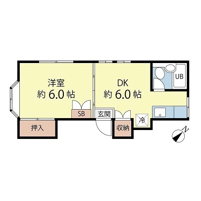 コーポ石井の間取り