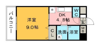 アンプルールべトンHISASHIの間取り