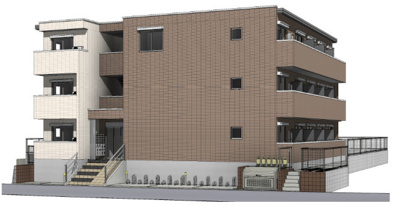 【外観パース】 | ウィンドテラス上本郷