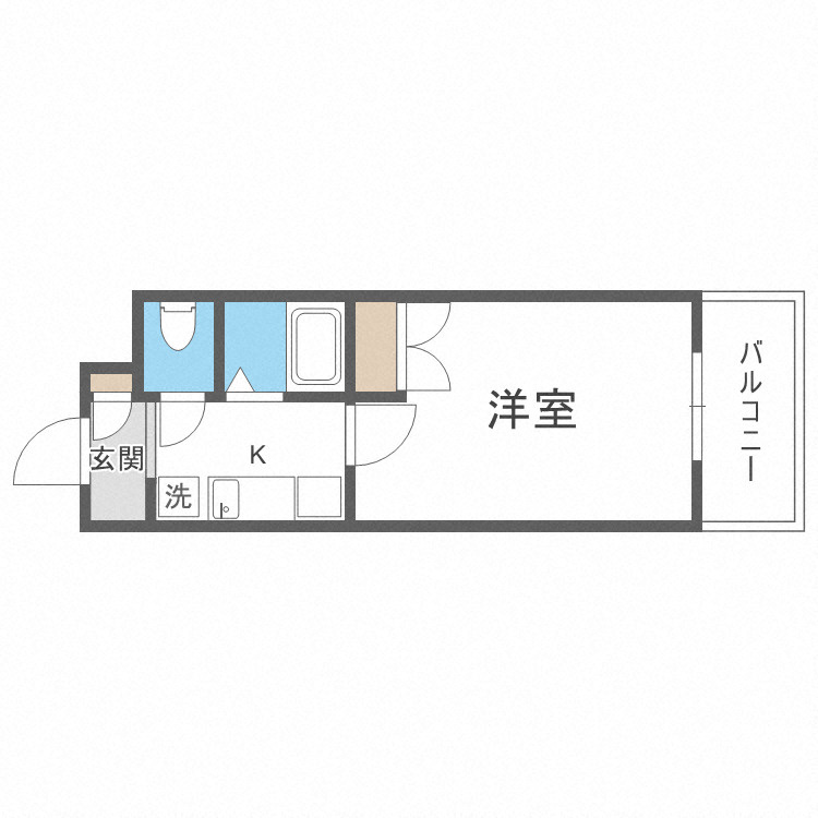 プロスパーKの間取り
