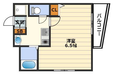 エスリード東梅田の間取り