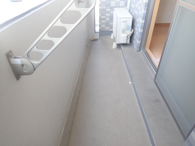 エスリード東梅田のバルコニー