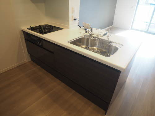 熊本市中央区水前寺６丁目の賃貸マンションのキッチン