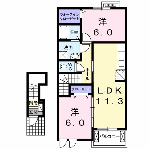 【間取り】 | リール　リジェールⅠ