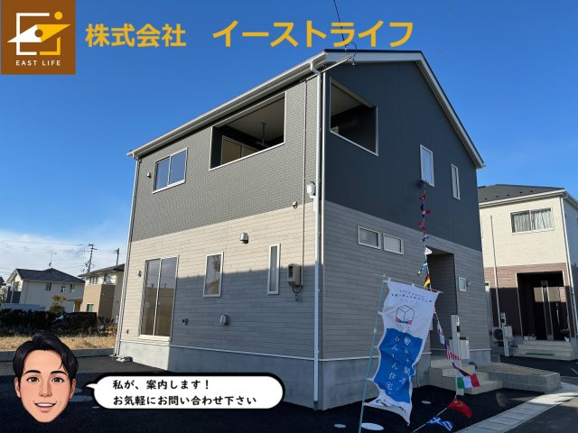 泉町下川第6の外観|完成済　2号棟の外観写真です。いつでもご案内致します！（担当：梶田　Tel：080-9052-9009）