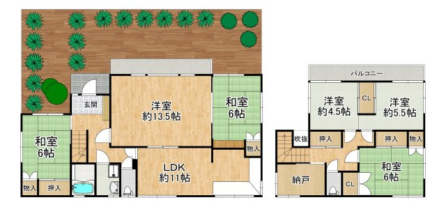 【間取り】 | 旭ヶ丘戸建て