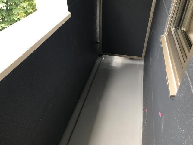 熊本市東区下南部１丁目のアパートのバルコニー