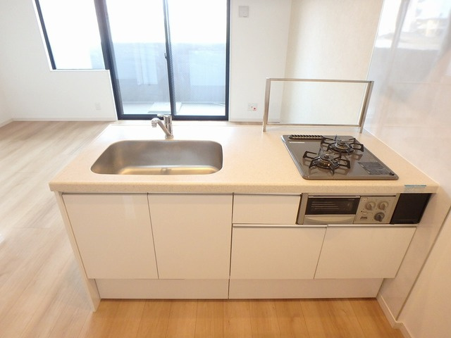 熊本市中央区神水１丁目の賃貸マンションのキッチン