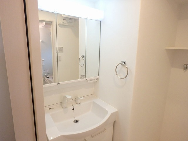 熊本市中央区神水１丁目の賃貸マンションの独立洗面台