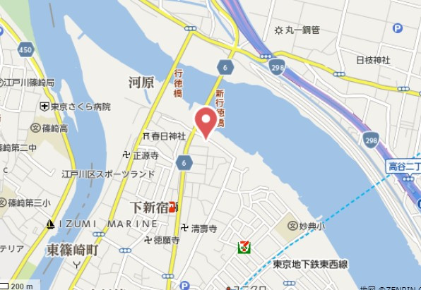 スプリングハイムの地図