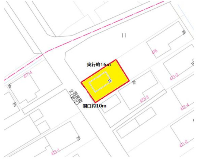 近江八幡市若宮町の店舗戸建の間取り