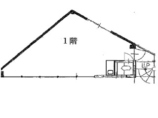 大津市大萱５丁目の事務所の区画図