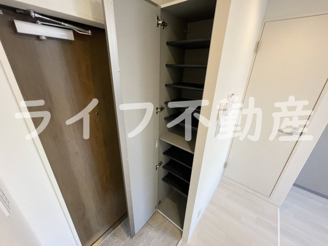 リアコート近大南Ⅰの収納|専用の収納スペースです