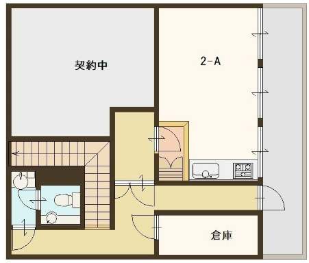 守山市播磨田町の店舗事務所の間取り