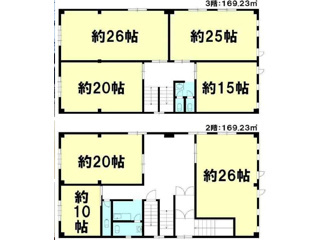 大津市本堅田５丁目の店舗事務所の間取り