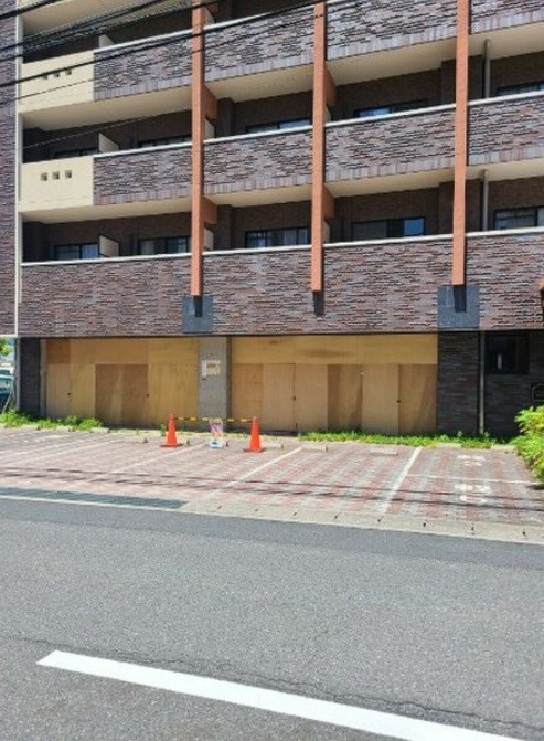 大津市大萱１丁目の店舗一部の外観|外観です