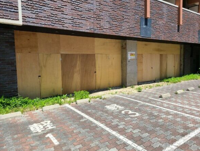 大津市大萱１丁目の店舗一部の駐車場|駐車スペースもあります