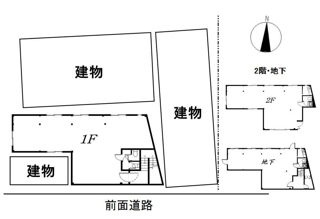 京都屋大津駅前ビルの区画図