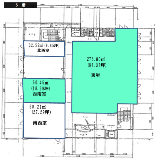 大津市真野１丁目の店舗一部の間取り