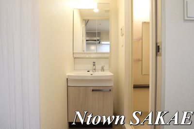 【独立洗面台】 | プレサンス大須観音フィエスタ | スペースが確保できる洗面所です