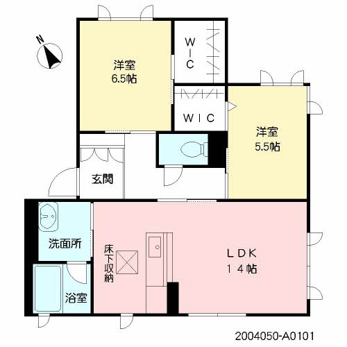 シャーメゾンミュリエの間取り