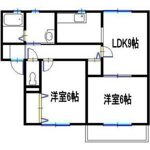 アムール正條Ｂの間取り