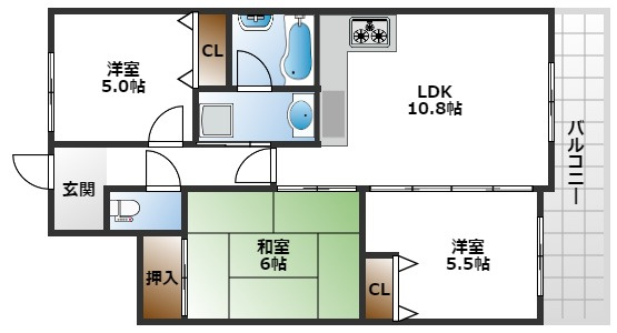 【間取り】 | 和マンション