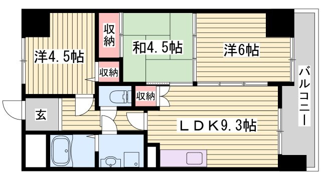 インタービレッジ高砂の間取り