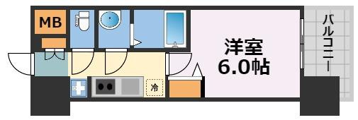 プレサンスドームシティの間取り