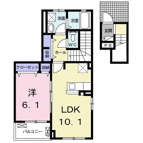 ティーズ　グロース　Ⅱ　　刈谷市の賃貸ならクラスホーム刈谷店の間取り