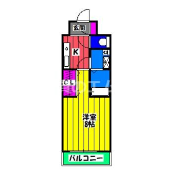 【間取り】 | シンフォニア美野島 | シンフォニア美野島の間取り