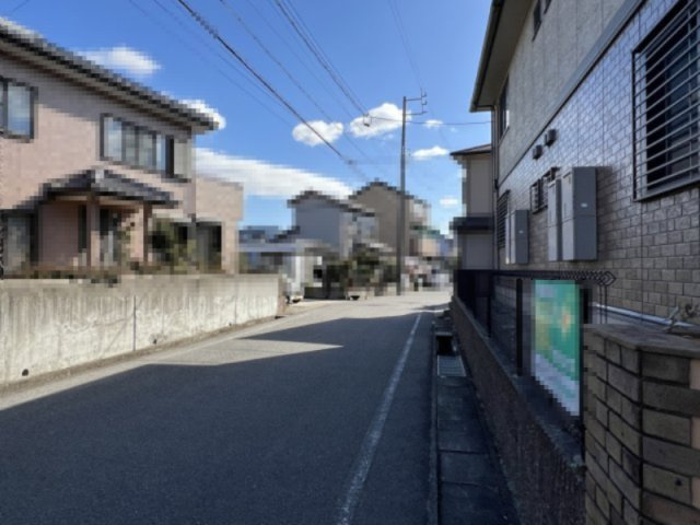 ベルドミール上松Bの周辺|北側接道