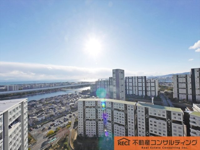 芦屋浜第一住宅第9－1号棟の展望