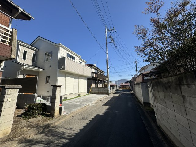 新築　高崎市倉賀野町7期　Heartful　Town　1号棟の前面道路含む現地写真|現地写真　南側接道幅員約4.1ｍ