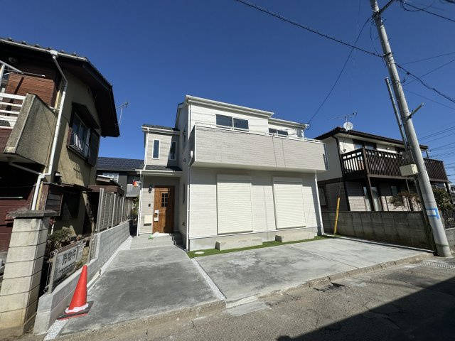 新築　高崎市倉賀野町7期　Heartful　Town　1号棟の駐車場|現地写真　駐車スペースは建物南側に2台分可能です！
