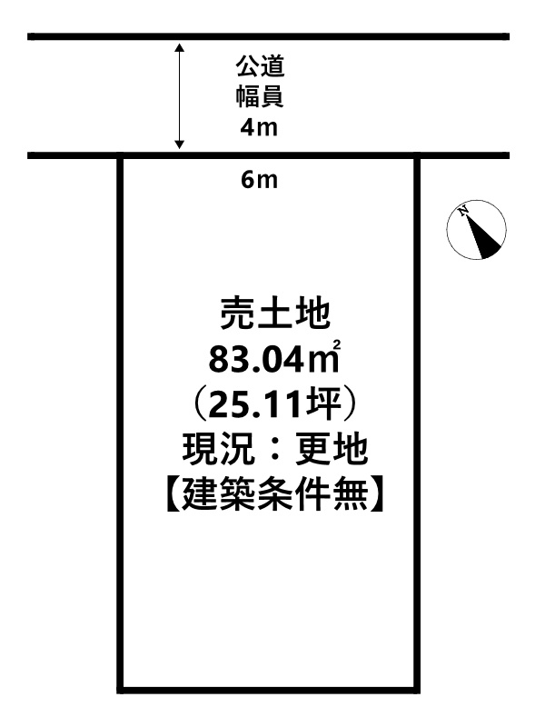 姫路市伊伝居／売土地の土地図