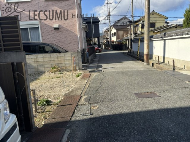 姫路市伊伝居／売土地の前面道路含む現地写真
