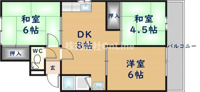 【間取り】 | 弥生マンション