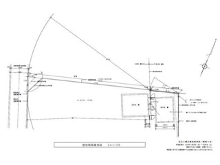 近江八幡市新町２丁目の店舗戸建の区画図