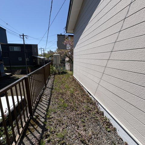 室蘭市水元町19-6戸建の庭