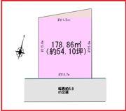 つくば市梅ヶ丘団地売地の画像