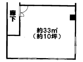 近江八幡市鷹飼町の店舗事務所の間取り