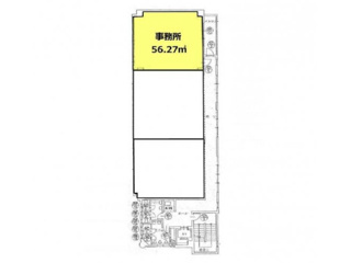 草津市大路２丁目の事務所の区画図