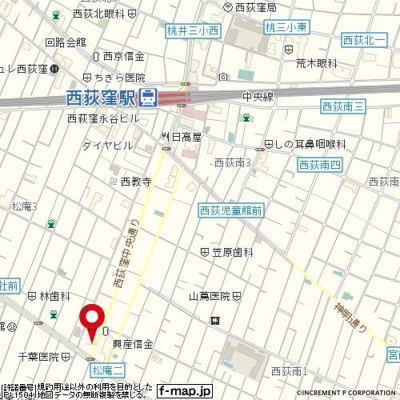 【地図】 | ルーブル西荻窪弐番館