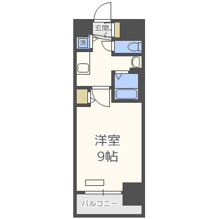 ララプレイスＯＳＡＫＡ　ＷＥＳＴ　ＰＲＩＭＥの間取り