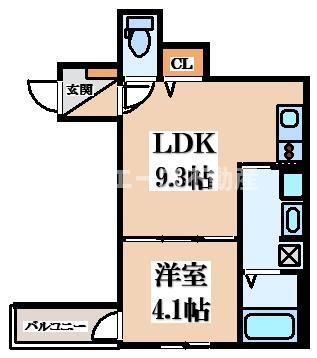 【間取り】 | エヌアンドエスヴィラⅢ